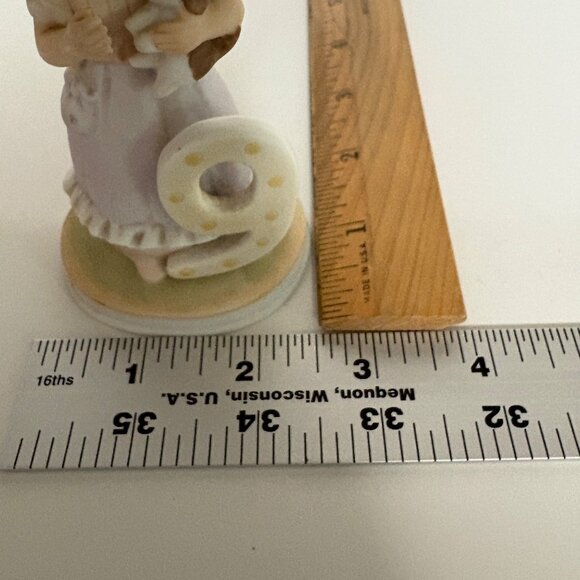 Lefton Christopher Collection Birthday Girl Figurine #034481 Age 9 1983 Vintage - Picture 6 of 8